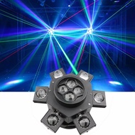 Show Time Dj 6 Arm Beam Led Moving Head Light 4 Bee Led With R/G Laser RGBW 4 IN 1 Unlimited Rotate 