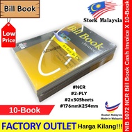 NCR Bill Book Invoice Bill Book 7x10 NCR Cash / Invoice Bill Resit Book NCR 开单簿 发货单