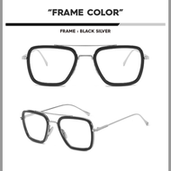 Robins Kacamata Aviator Frame Kacamata Minus Photocromic Bluecromic Fashion Pria Wanita 9103
