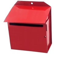 ZINK METAL LETTER BOX / RED MAIL BOX / PETI SURAT BESI / PETI SURAT ZINC MERAH Mail Box Outdoor
