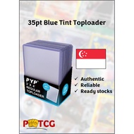 [Ready Stock] Toploader PYP 35pt Blue Tint 3''x4'' Regular Premium Toploader