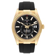 Rolex Rolex Sky-Dweller Oysterflex (Reference 336238). An unworn yellow gold automatic wristwatch wi