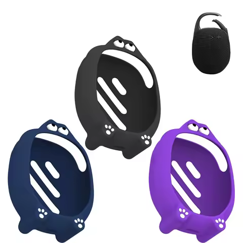 Solid-color protective cases in a variety of colors for JBL CLIP5 speaker