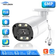 NINIVISION 6MP POE Security Camera Outdoor CCTV System Shopee Ready Stock IP66 Waterproof AI Human D