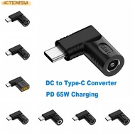 ACTIONFIGX Power Adapter Durable USB C Connector Square Plug PD 65W for //