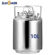 NCEA 10L Stainless steel Cornelius Style Beer OB Keg,Home brew Kegerator Barrel Ball Lock Keg 2.5 Ga