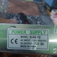 High Quality 12V 5A PSU Power Supply Switching 12V 5A 12 Power Supply/ VOLT