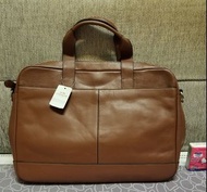 COACH F54801 Hamilton Briefcase Smooth Leather Dark Saddle Bag#約30cm x 39cm