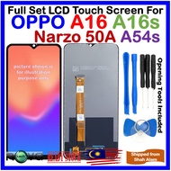 ORIGINAL NGS Brand Full Set LCD Touch Screen Fit with OPPO A16 / OPPO A16s / OPPO A54s / Realme Narz