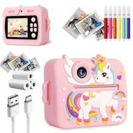 3-12 Years Old Kids Instant Print Digital Camera Set, Christmas Birthday New Year Gift, Toddler Inst