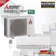 MITSUBISHI MUYGP24VF/MSYGP24VF SYSTEM 1 AIRCON - 3 Ticks - (INSTALLATION INCLUDED)