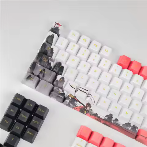 Wukong Keycaps Wholesale 108 Keys PBT Sublimation OEM Profile Keycap For Gateron Kailh Cherry MX Swi