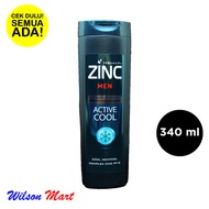 ZINC SHAMPOO MEN ACTIVE COOL MENTHOL 340 ML
