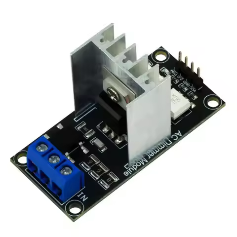 AC Light Dimmer Module 1 Channel 8A 3.3V/5V Logic AC 50/60H Light Dimmer Module For Lamps Elements F