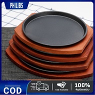 【LOCAL SHIP】SIZZLING PLATE CAST IRON PLATE Sizzling Plate ROUND OVAL cast Iron Round STEAK PLATE SIS