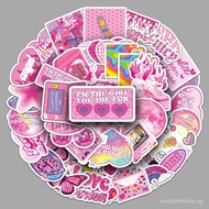 50Zhang Y2K Hand Account Stickers Millennium Style Creative Guka Material diy Laptop Phone Case Wate