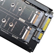 M.2 to SATA Adapter Card Dual Port M.2 NGFF SSD to SATA Interface Converter for 2230-2280 M2 SSD Siz
