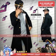 Cosplay Violets Jaket Jubah Coat Jotaro Kujo Jojo Bizarre Adventure