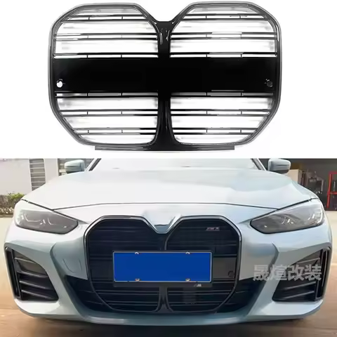 New Car Front Center Grille Grills Meteor Grille Fit For BMW G26 4-Series Gran Coupe 4 Doors 420i 42
