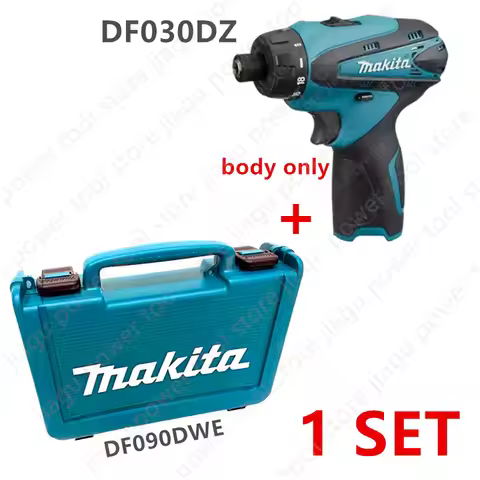 TD090DWE Toolbox MAKITA DF030DZ DF030D 10.8V 1/4'' LXT Cordless Drill Driver - Body only