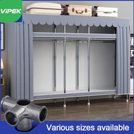 Vipek【metal joints】Clothes Wardrobes diameter 20mm cloth wardrobe Almari Baju Rak Baju Bedroom Furni