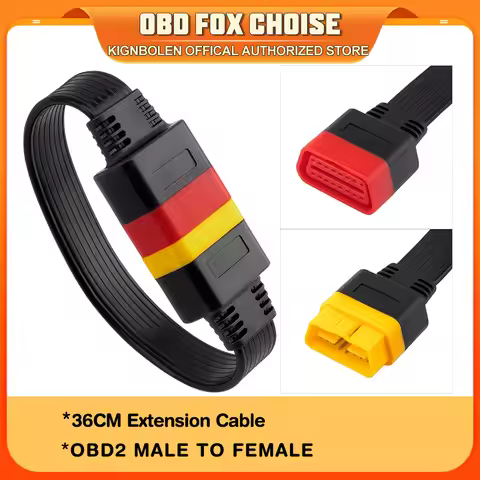 Universal 16 Pin Male To 16 Pin Female OBD 2 OBD II Extension connector for auto diagnostic extendin