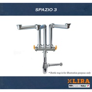 *SG READY STOCK* LIRA SPAZIO 3- Space Saver Plumbing Kit for Three Bowl Sinks