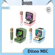 Divoom Ditoo MIC | Retro Pixel Art Game | Bluetooth Speaker | Wireless Microphone For Karaoke