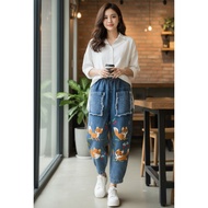 Fox Playground Embroidered Jeans (Thailand)