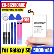 5800mah EB-BG950ABE Mobile Phone Batteries for Galaxy S8 Sm-g9508 G950f G950a G950t G950u
