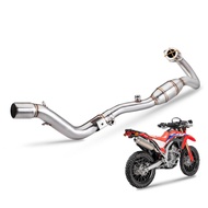 ZKWDSS ท่อไอเสียกันลื่นสำหรับรถมอเตอร์ไซค์ท่อไอเสีย FMF ส่วนหัวท่อไอเสีย CRF250L CRF300L/แรลลี่2012-