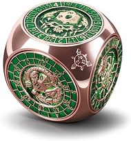 Metal DND Spinner Dice Set 7 in 1 with 3D Relief, Cool Polyhedral Dice for Dungeons and Dragons, D&D