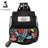 Foxer official store travel backpack for women anti theft bag for women soft backpack teenager backp