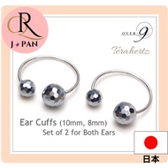 [OVER-9] Terahertz Stone Ear Cuffs (Set of 2) Direct from Japan