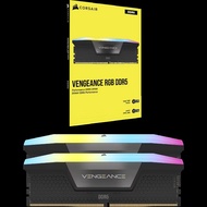 CORSAIR VENGEANCE RGB 48GB (2x24GB) DDR5 DRAM 7600MT/s CL36 Memory Kit — Black