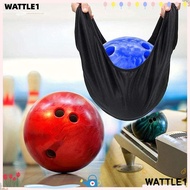 WTTLE Bowling Ball Cleaning Bag, Super Soft Microfiber High Elasticity Bowling Carry Bag, Black Colo