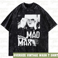 Mad Max Verstappen Oversized Vintage Wash Shirt Unisex Black Basic Black Shirt