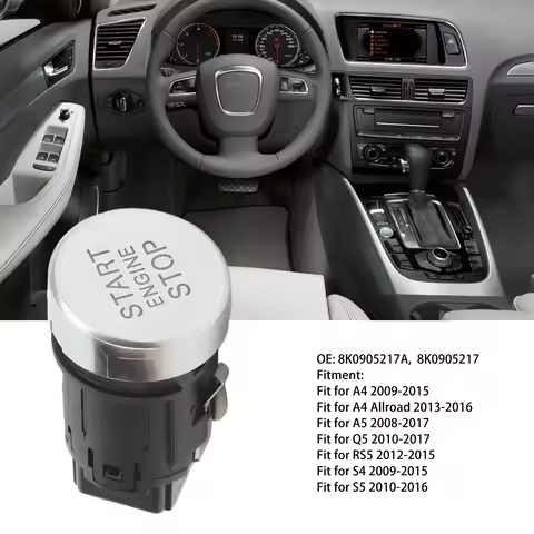8K0905217A Engine Start Stop Switch Button Car Ignition System Parts 8K0905217 for A4 A5 Q5 RS5 S4 S