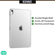 KENKE iPad case HD Transparent Acrylic Case Bending-Resistant iPad Single Case Without Cover Advanced simple case for iPad 2022 M2 Pro 11 air 4 Air 5 iPad 7 8 9 gen 10th gen 2020 mini 6 Pro 12.9 2021 case