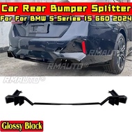 I5 G60 Body Kit Rear Bumper Lip Glossy Black M-Sport Style Rear Bumper Diffuser For BMW 5 Series I5 
