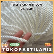 TALI BAHAN NILON/KAIN 6MM/TAMBANG NILON/KAIN 6MM/ TALI NILON / TALI GURALON