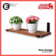 Wall shelf wall mounted shelf / Wall shelf tv shelf / Minimalist wall shelf / Wall shelf shelf 1 set