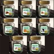 P13- SPICE JAR 200ml SPICE JAR | Spice place| Spice PLACE SET | Spice CONTAINER SET | Kitchen SPICE 