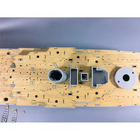 Wooden Deck Kit for Trumpeter 03701 1/200 Scale USS Arizona BB-39 Model CY20002 Ship Model Upgrade P