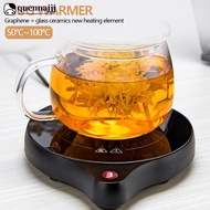 QUENNA 200W Cup Heater Mug Warmer 100C Hot Tea Boilers Warmer Coaster Temperature Adjustable Cup Hea