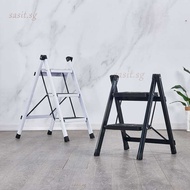 SJY Foldable Ladder Step 2 3 4  Step Ladder 150kg Bearing Capacity Step Stool Slim Ladder Small Step