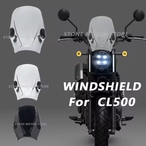 For HONDA CL500 CL 500 cl500 Motorcycle WindScreen Windshield Viser VIsor Double Bubble Screen