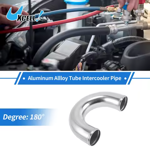 Uxcell 38/51/57/63/70/76/89/102mm OD Bend Elbow Tube Aluminum Alloy 180 Degree 150mm Length Univesra