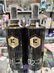 Cặp Dầu Gội Xả Phục Hồi Hương Nước Hoa KRIMA Luxury 750ml x2