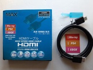 MAX HDMI 高速傳輸線 1.8米